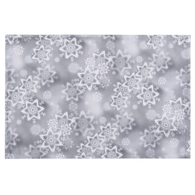 Vánoční ubrus Snowflakes, 30 x 45 cm