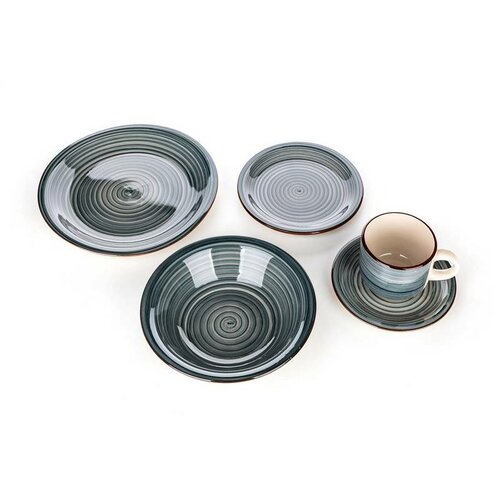Banquet 30-teiliges Esstischset Spiral Blue