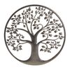 Kovová nástěnná dekorace Strom života, 40 x 1 x 40 cm