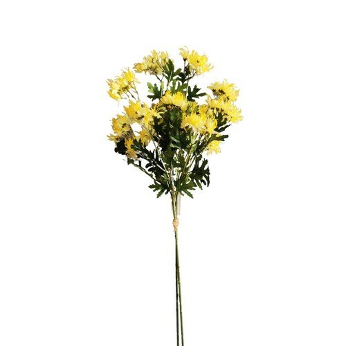 Sztuczna chryzantema drobnokwiatowa, wys. 75 cm, zestaw 2 szt.