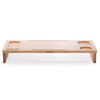 Bambusový stolík pod notebook Ochte, 65 x 30,5 x 9 cm