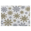 Față de masă Snowflakes albă, 33 x 48 cm