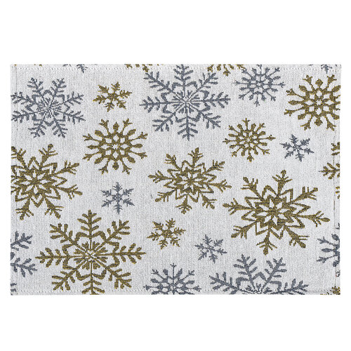 Prostírání Snowflakes bílá, 33 x 48 cm