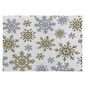 Podkładka Snowflakes biały, 33 x 48 cm