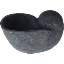 Obal na květináč Shell tmavě šedá, 17 x 11 x 8,5 cm Obal na květináč Shell tmavě šedá, 17 x 11 x 8,5 cm