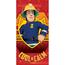 Osuška Fireman Sam red, 70 x 140