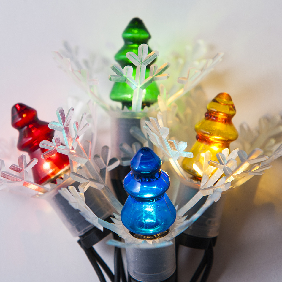 Łańcuch świetlny Astra LED mini Choinka kolorowy, 20 żarówek