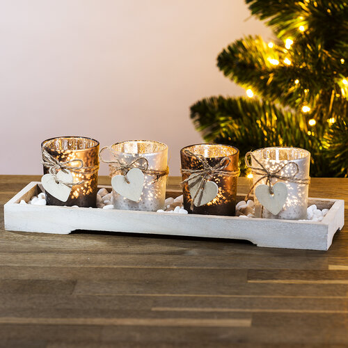 Набір свічників Romantika