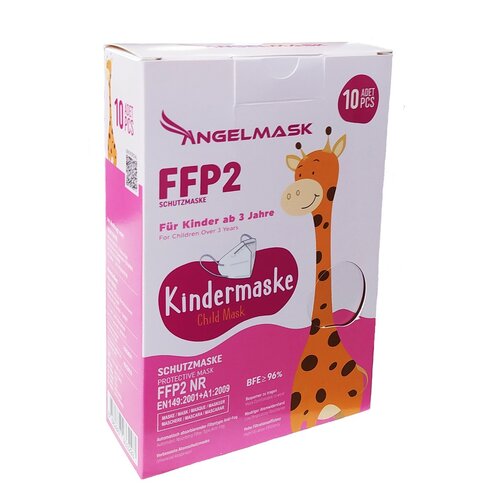 FFP2 maszk gyermekek számára - lányoknak, 10 db-os csomag