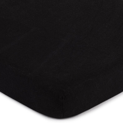 Cearşaf 4Home jersey, negru, 90 x 200 cm