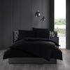 Pościel bawełniana Color czarny 140 x 200 cm, 70 x 90 cm