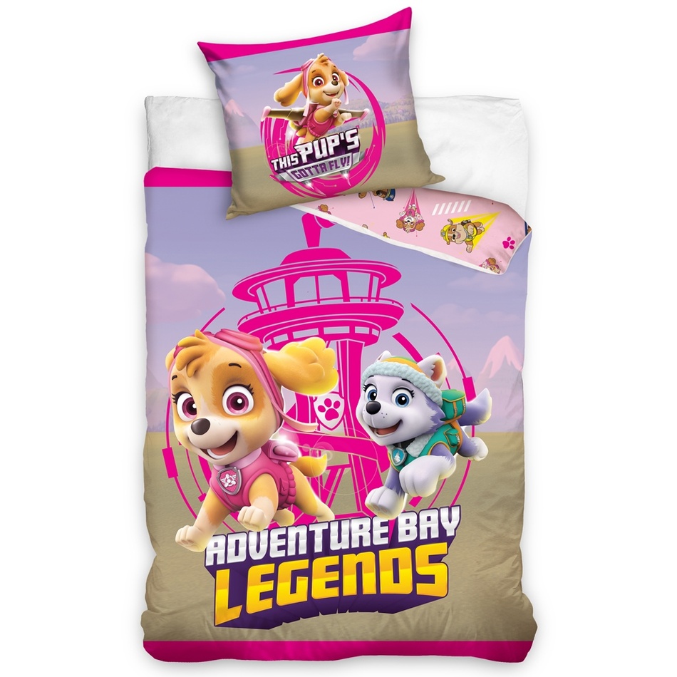 Obrázok CARBOTEX -  CARBOTEX Obojstranné obliečky PAW PATROL Legends, 140/200+70/90, PAW203008