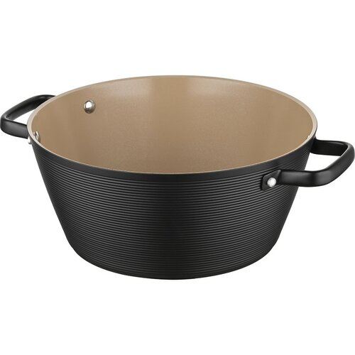 Florina Hliníkový hrnec Carina Black 5,2 l, 28 cm