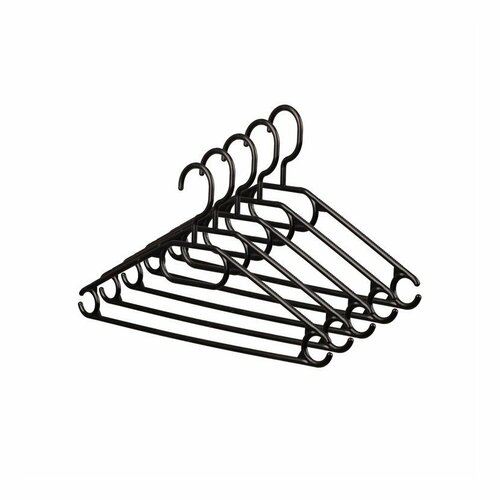 Compactor Komplet plastičnih ramenskega nosilcaBasic, 5 kosov