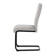 Scaun de sufragerie Vintage DCL-D1275 SIL4,argintiu