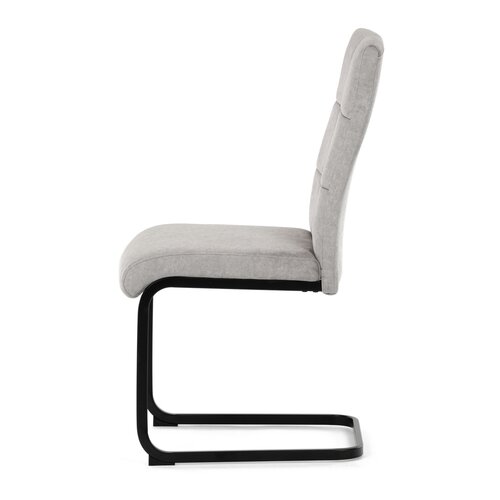 Scaun de sufragerie Vintage DCL-D1275 SIL4,argintiu