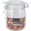 Excellent Houseware Szklanka z klipsem i szklanąpokrywką 750 ml