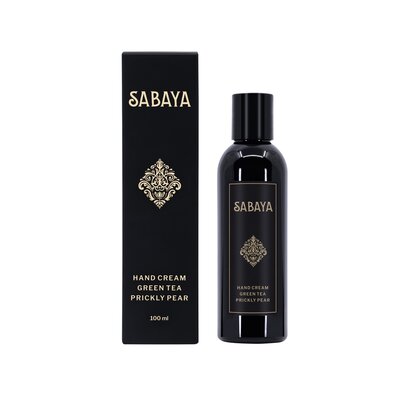Sabaya Zöld Tea és Fügekaktusz kézkrém, 100 ml
