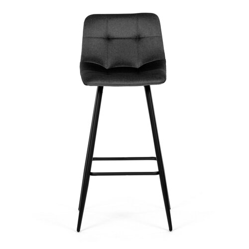 Krzesło barowe B-X7015 GREY2, ciemnoszary