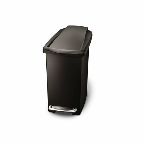 Simplehuman Педальний кошик Slim 10 л, чорний