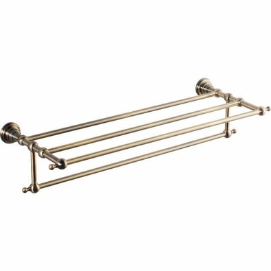 SAPHO 1318-14 Diamantna polica za brisače zročajem, 60 cm, bronasta