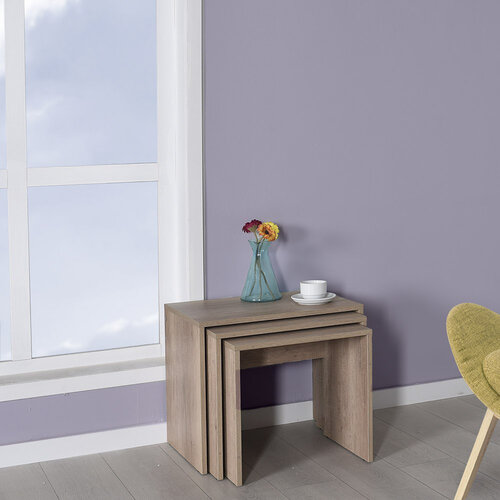 Masă pliabilă SHP Light Walnut, 3 buc