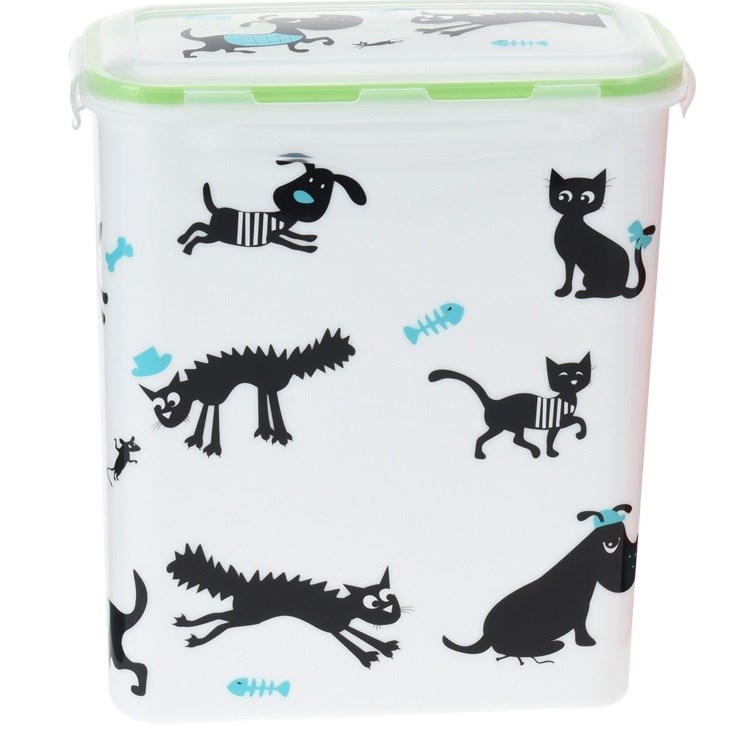 Úložný box na zvieracie krmivo Cane, biela