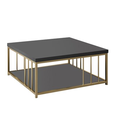 Konferenční stolek Zenn Anthracite and Gold