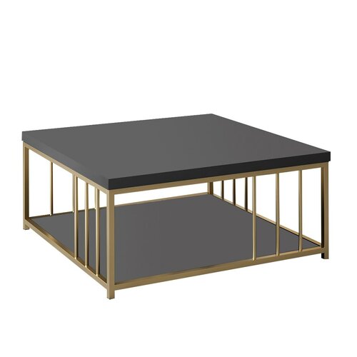 Couchtisch Zenn Anthracite and Gold