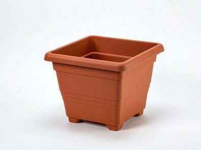 Plastia Blumentopf Begonia 60 x 60, Braun