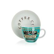 Ceașcă cu farfurioară Banquet Coffee 180 ml, 4 buc