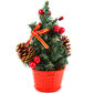Vánoční stromek s mašlí červená, 25 cm