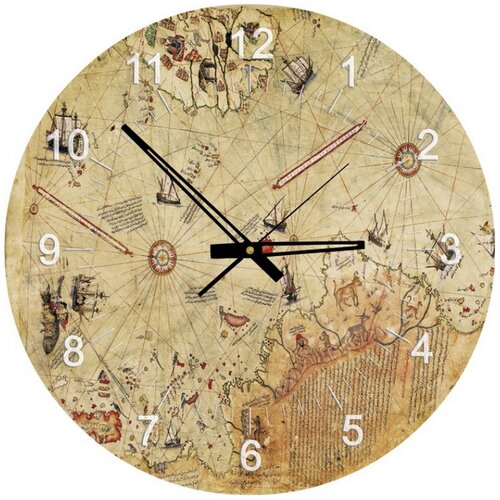 Art Puzzle hodiny Mapa kapitána Reise, 570 dílků