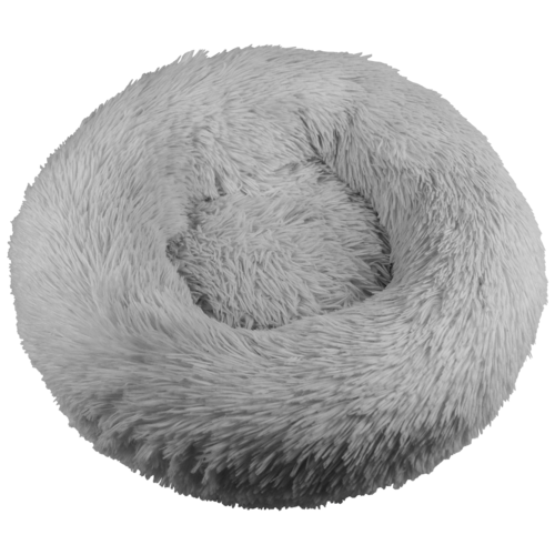 Pelíšek pro psy DOGGURU šedá, průměr 40 cm