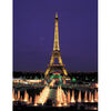 Puzzle EDUCA Neónová Eiffelova veža, Paríž 1000 di, viacfarebná