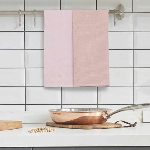 DecoKing Кухонний рушник для посуду Louie бежевий, 50 x 70 см, комплект 3 шт.