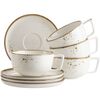 Mäser Set de 8 cești de cafea Pintar White cu
