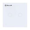 Tellur WiFi Smart Spínač, 2 porty, 1800 W, 10 A., biela