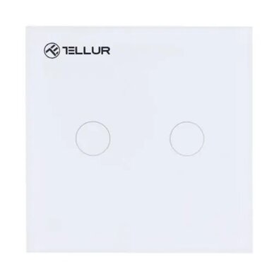 Tellur WiFi Smart Spínač 2 porty, 1800 W, 10 A., bílá