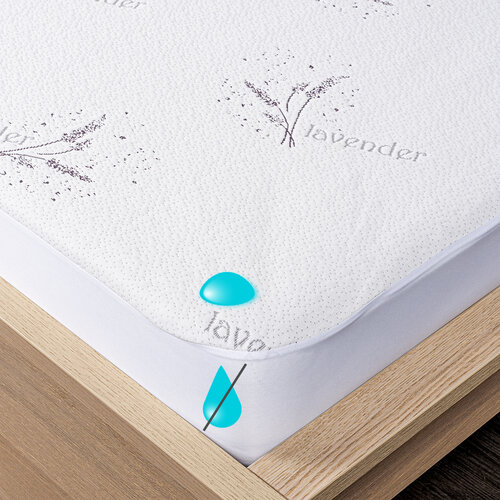 4Home Lavender körgumis vízhatlan matracvédő, 90 x 200 cm + 30 cm