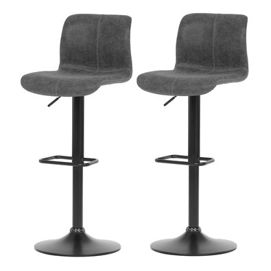 AUB-806 GREY3 bárszék szett, 2 db