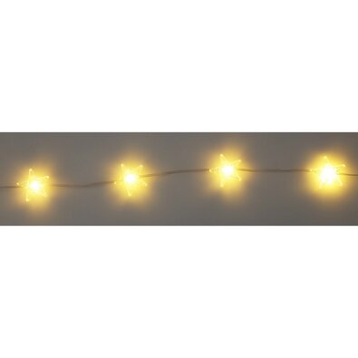 Lanț de Crăciun cu LED-uri Stars and wires 100LED-uri, 12,9 m