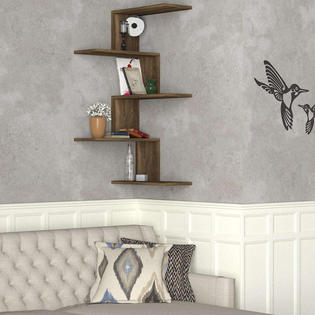 Polica Caniko Walnut
