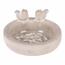Alimentator pentru păsări din beton Cerc, gri , 25x 22 x 12 cm