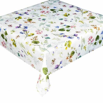 Obrus plamoodporny Łąka, śr. 155 cm
