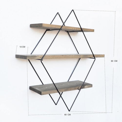 Wandregal Triple