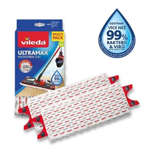Vileda Nadomestek za mop Ultramax Microfibre 2v1,2 kos