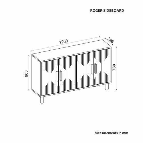 Roger Sapphire Oak szekrény