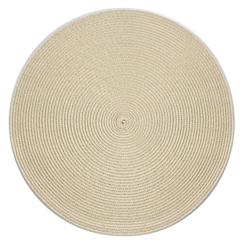Altom Prostírání Straw béžová, pr. 38 cm, sada 4 ks