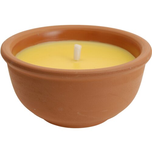Anti-Mücken-Kerze Citronella in Keramikhülle, 123 Gramm